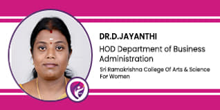 Sri Ramakrishna College of Arts and Science for Women, Coimbatore, Head of Business Administration Department: Dr. D. Jayanthi Interview